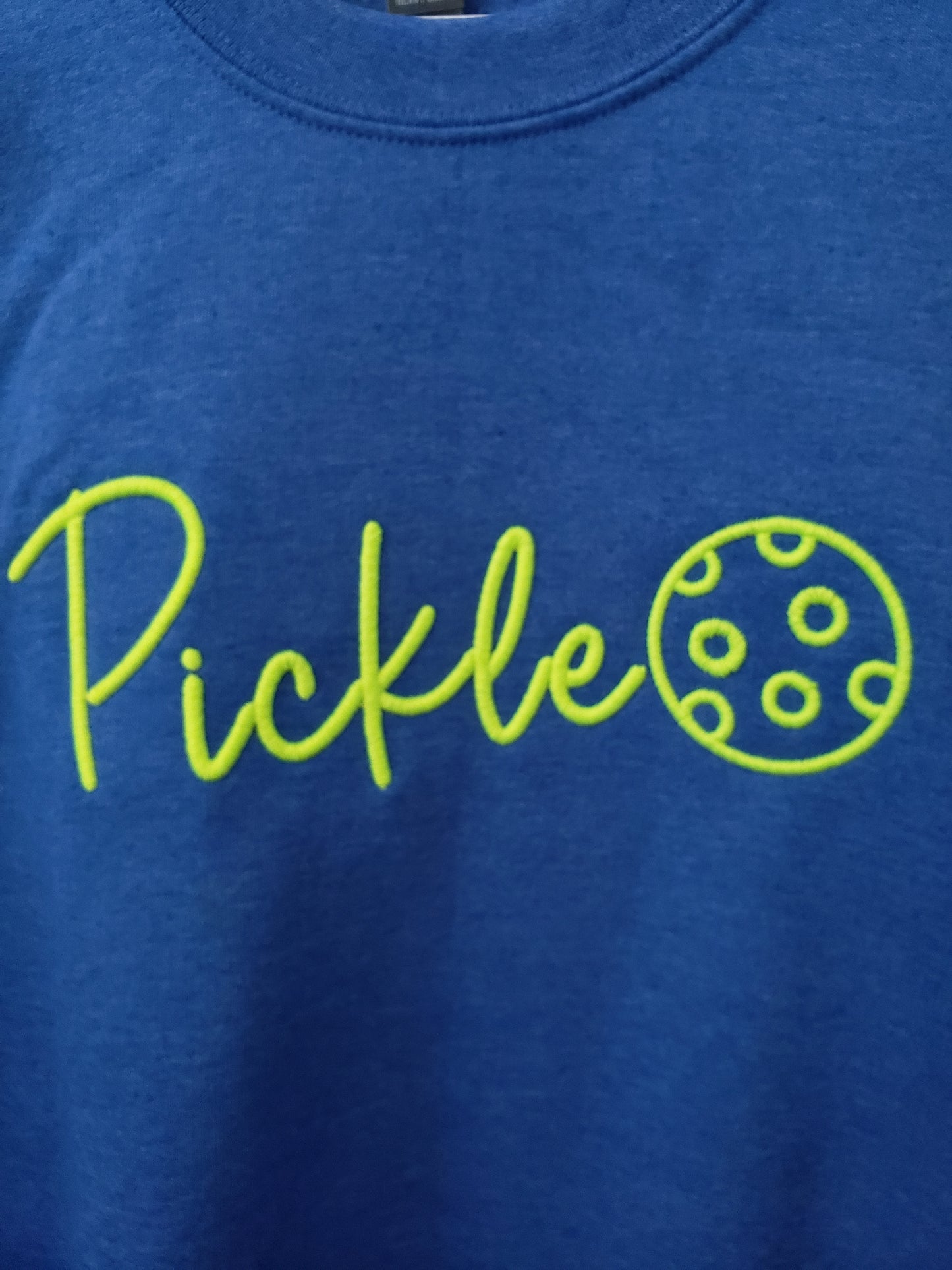 Pickleball Heather Royal Crewneck Sweatshirt